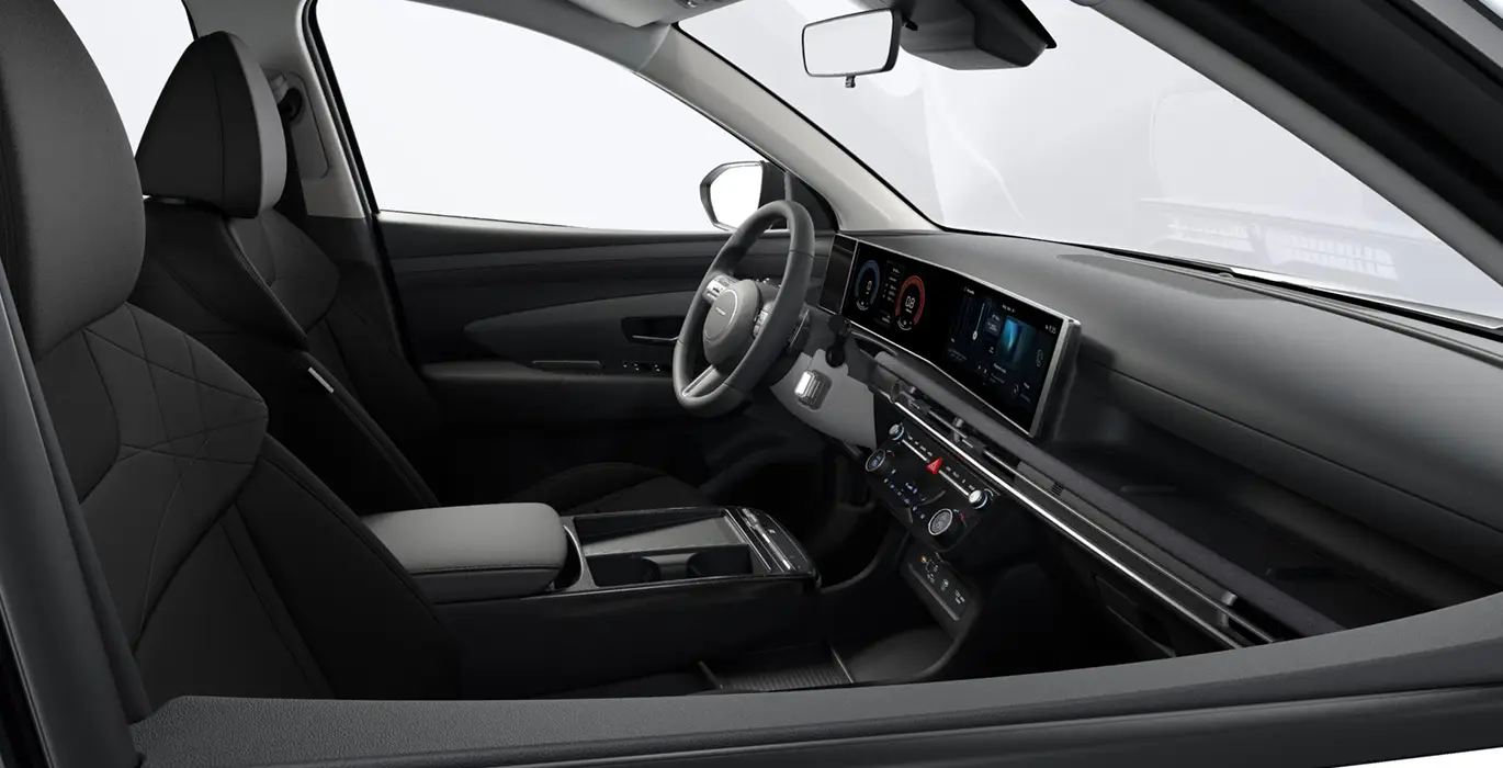 Hyundai-Tucson-1.6T-239CV-HEV-AT-Klass-interior-negro-delantera-II