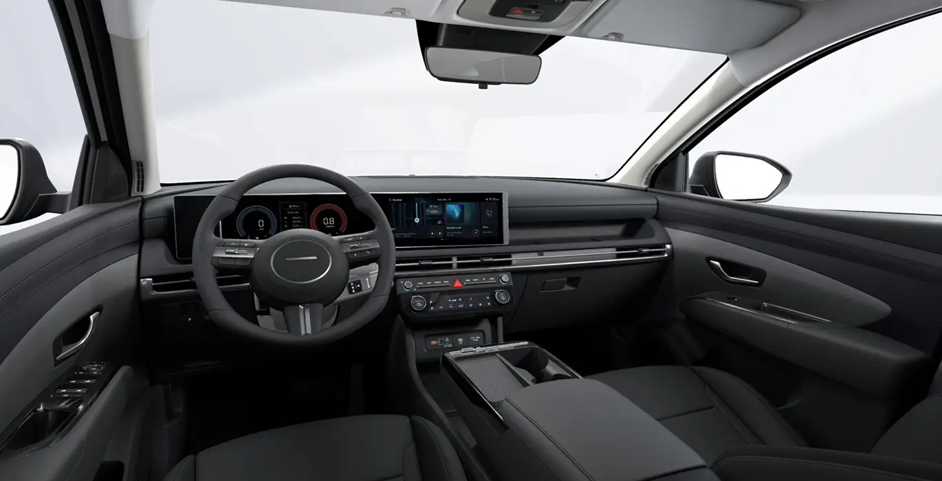Hyundai-Tucson-1.6T-239CV-HEV-AT-Klass-interior-negro-delantera