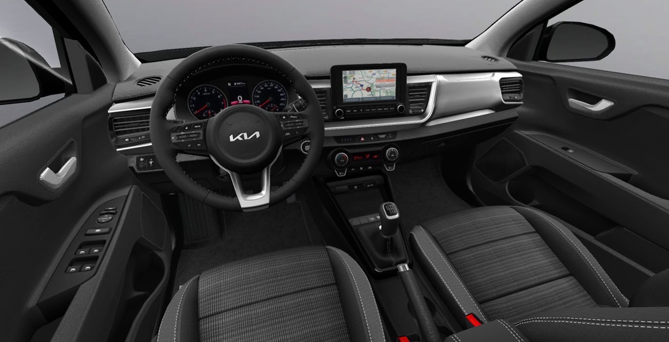 KIA-Stonic-1.0-Drive-MHEV-interior-delantera