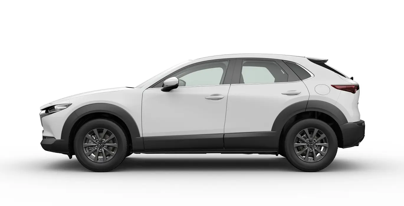MAZDA-CX-30-2.5L-E-SKYACT-G-MHEV-PRIME-LINE-MANUAL-blanco-lateral-II