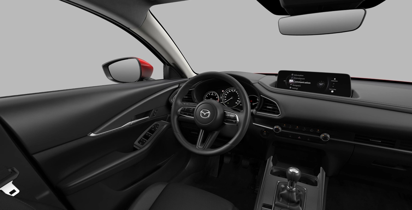 MAZDA-CX-30-2.5L-E-SKYACT-G-MHEV-PRIME-LINE-MANUAL-interior-delantera