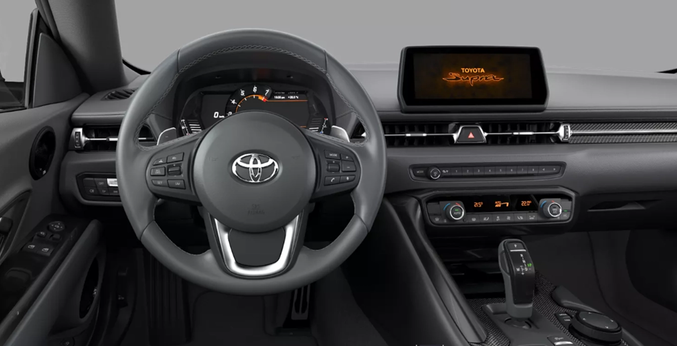 Toyota-GR-Supra-3.0T-250kW-340CV-Performance-AT8-interior-delantera
